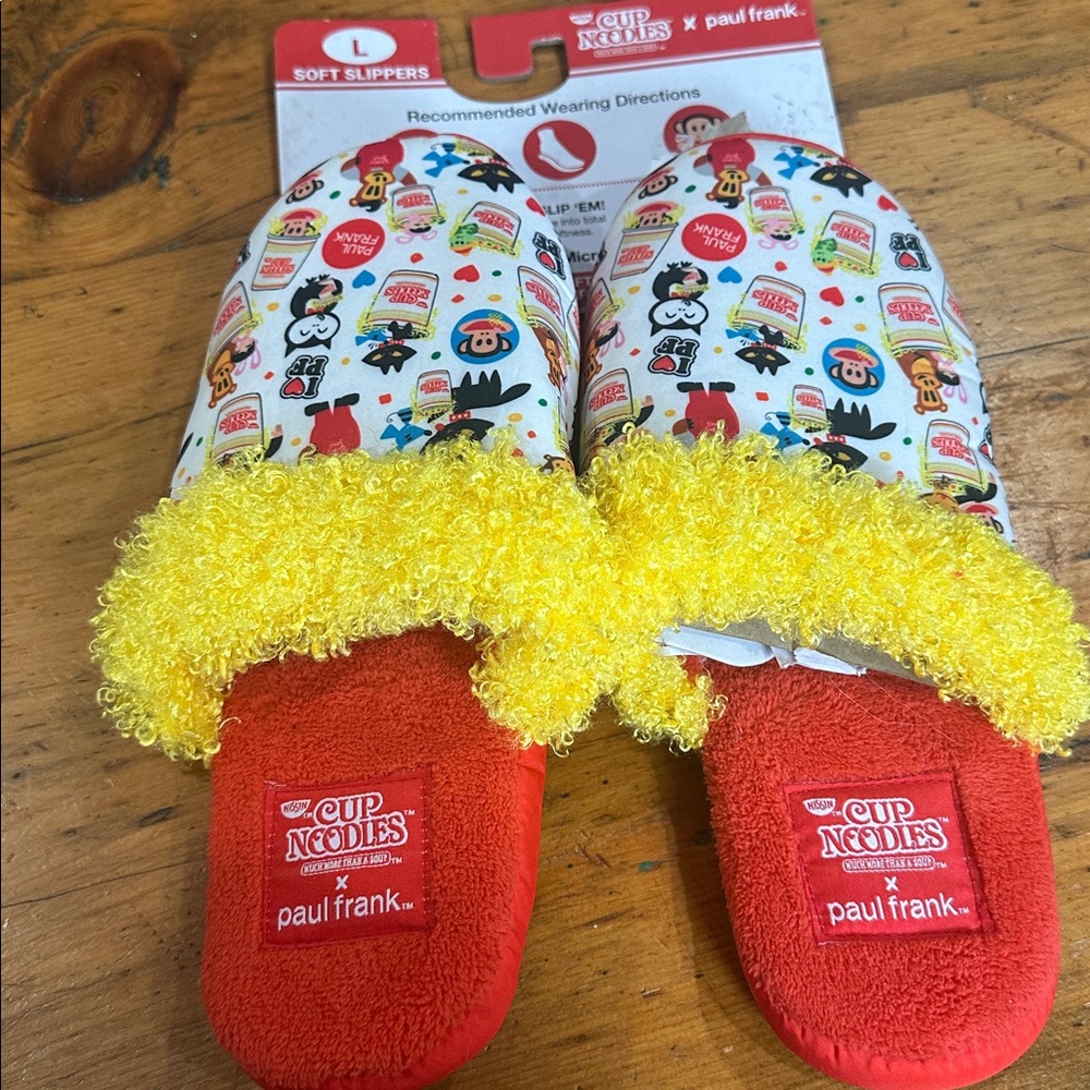 Paul Frank Colorful Cup Noodles Slippers
